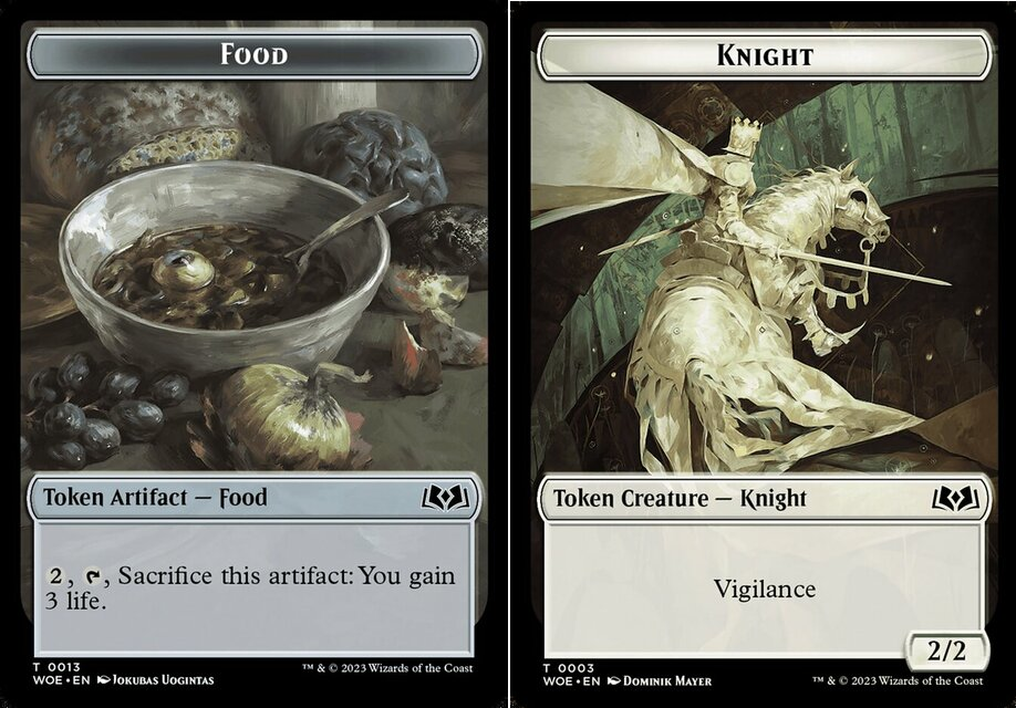 Food Token (0013) // Knight Token - Foil
